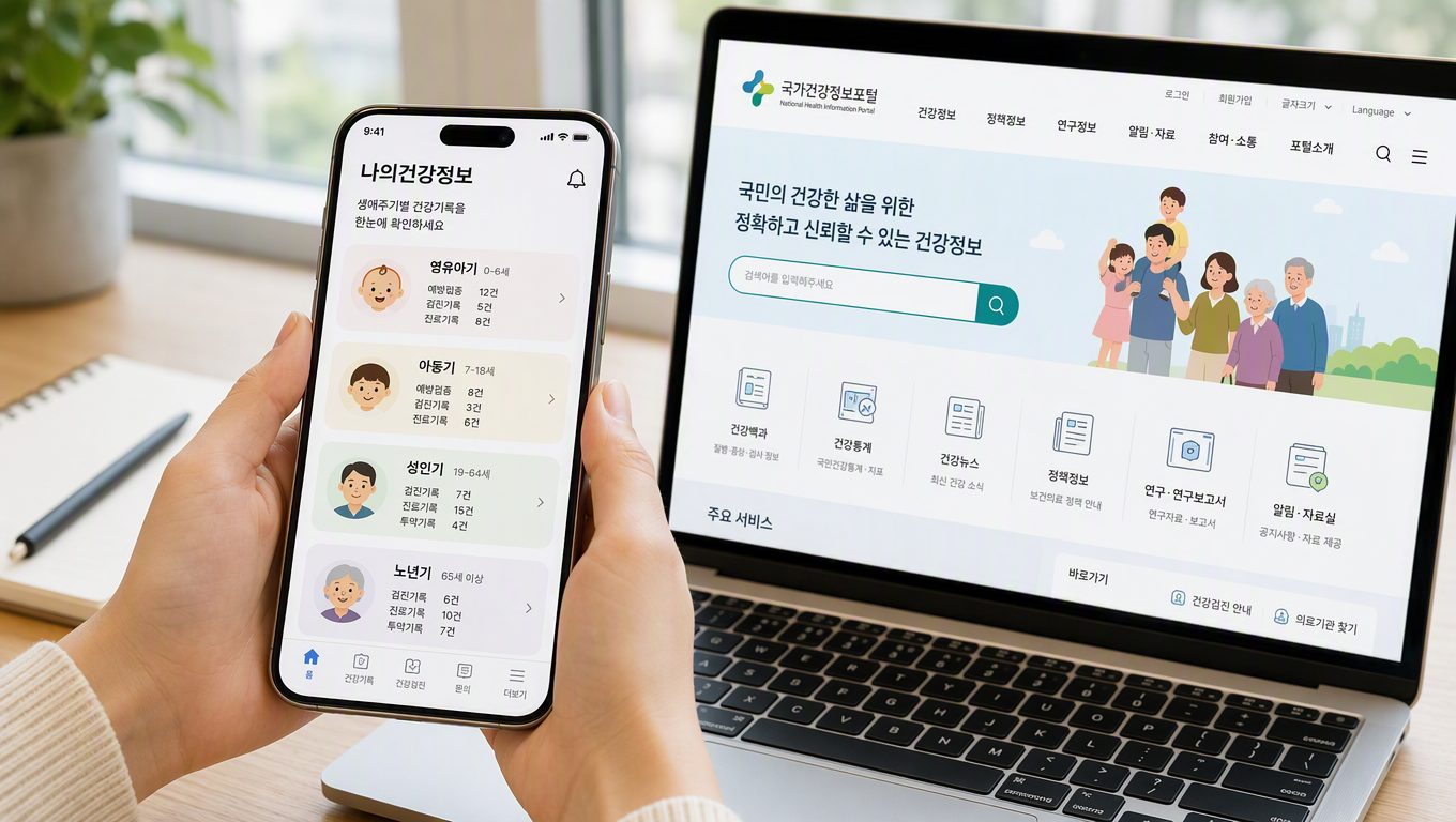 건강정보를 생애주기별로 정리하고 활용하는 방법