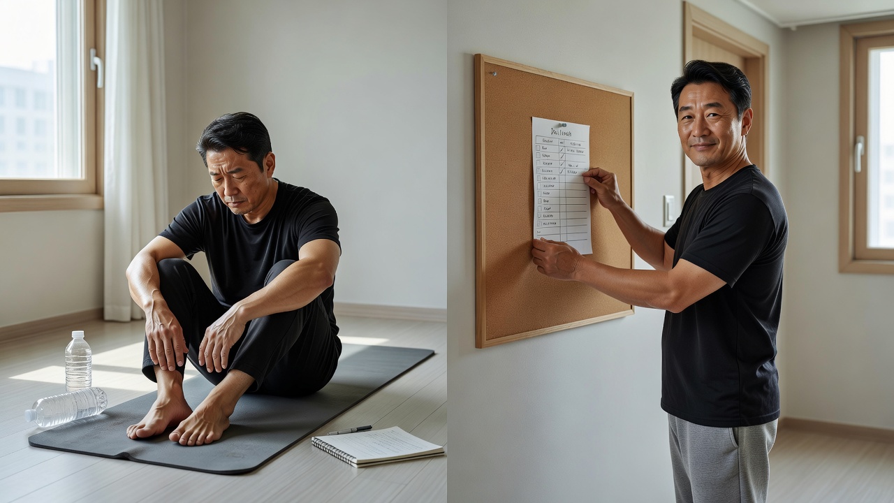 중장년층 건강 관리 중단을 막기 위한 주의점과 실패 대처법