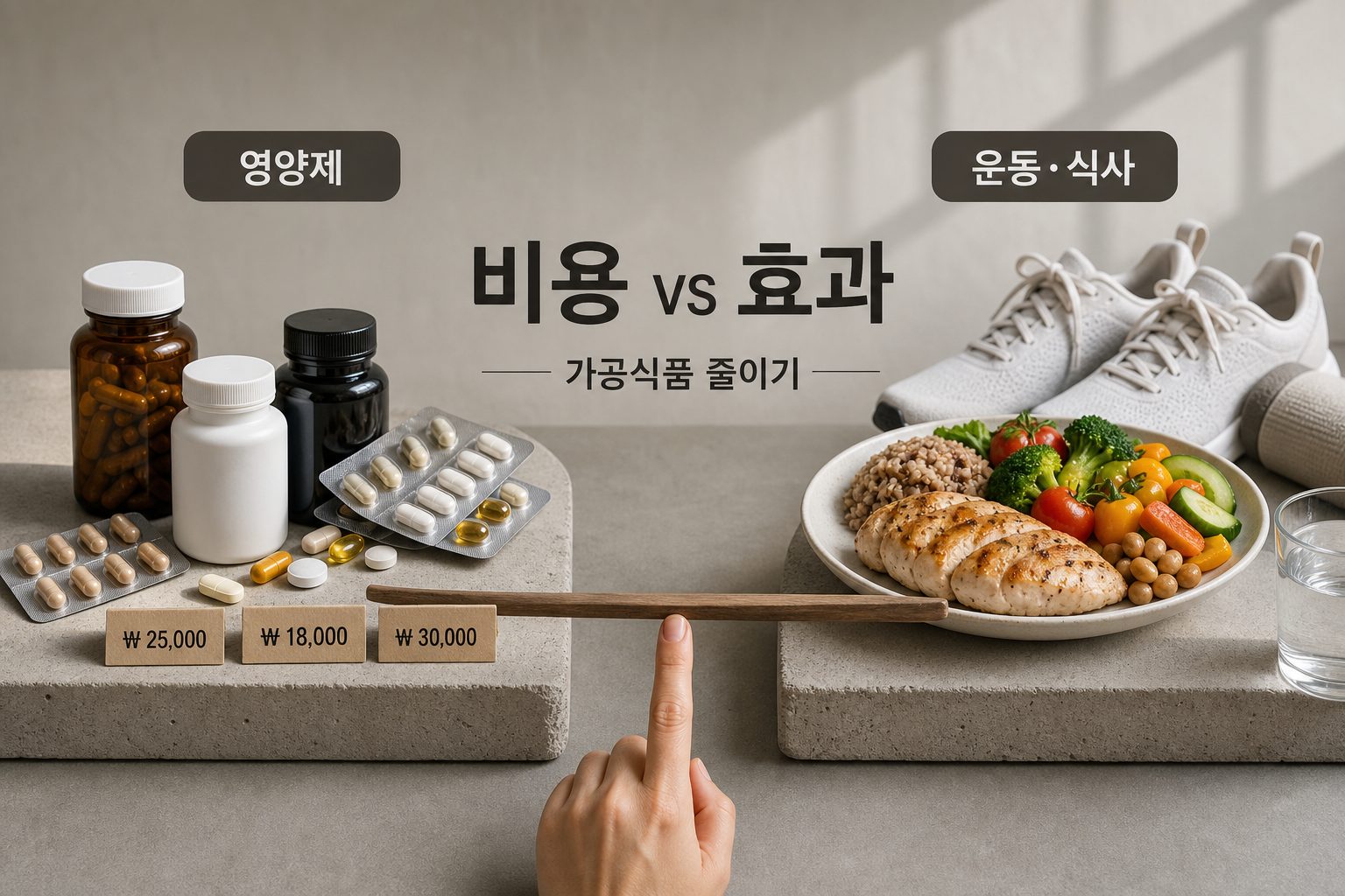 건강법 영양제와 운동·검진 프로그램 비교 선택 기준