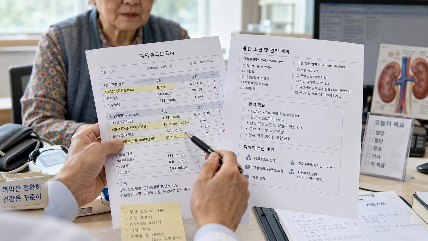 노인질환의 특성을 고려한 건강검진 결과 해석과 관리